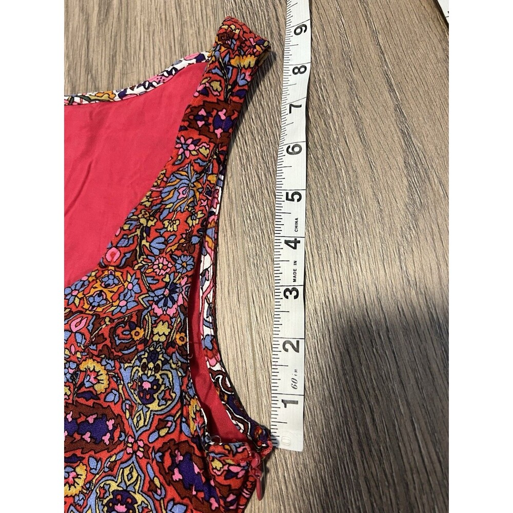 Maeve for Anthro Violette Sleeveless Tank Midi Dress Boho Women's 6 Floral Print - Picture 16 of 16